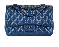 Jumbo Classic Double Flap, Patent, Blue, 17229413(2012/13), 3*